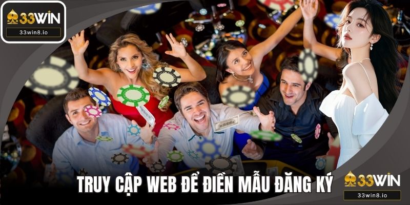 Truy cập vào web để điền mẫu đăng ký đại lý